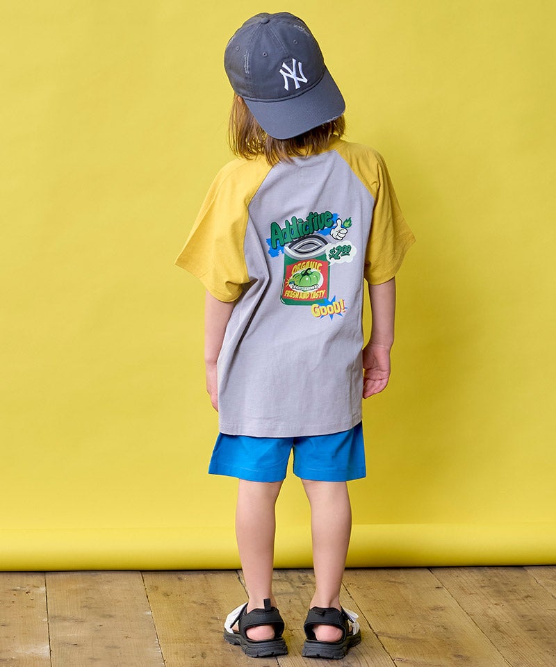 前後プリントラグランTシャツ ｜ トップス ｜ 子供服のセレクト