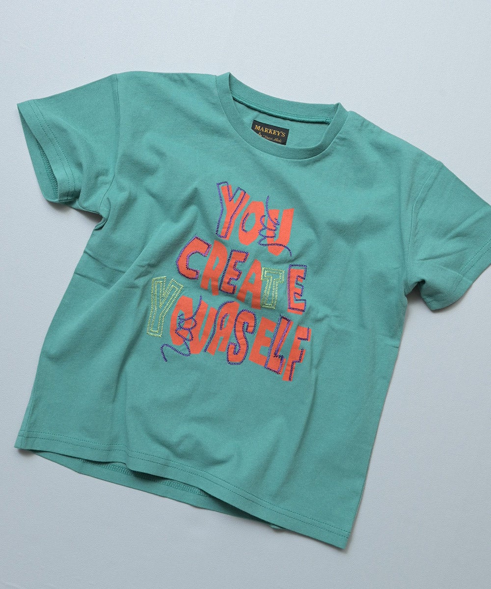 親子お揃い】ロゴ刺繍半袖Tシャツ ｜ トップス ｜ 子供服のセレクト