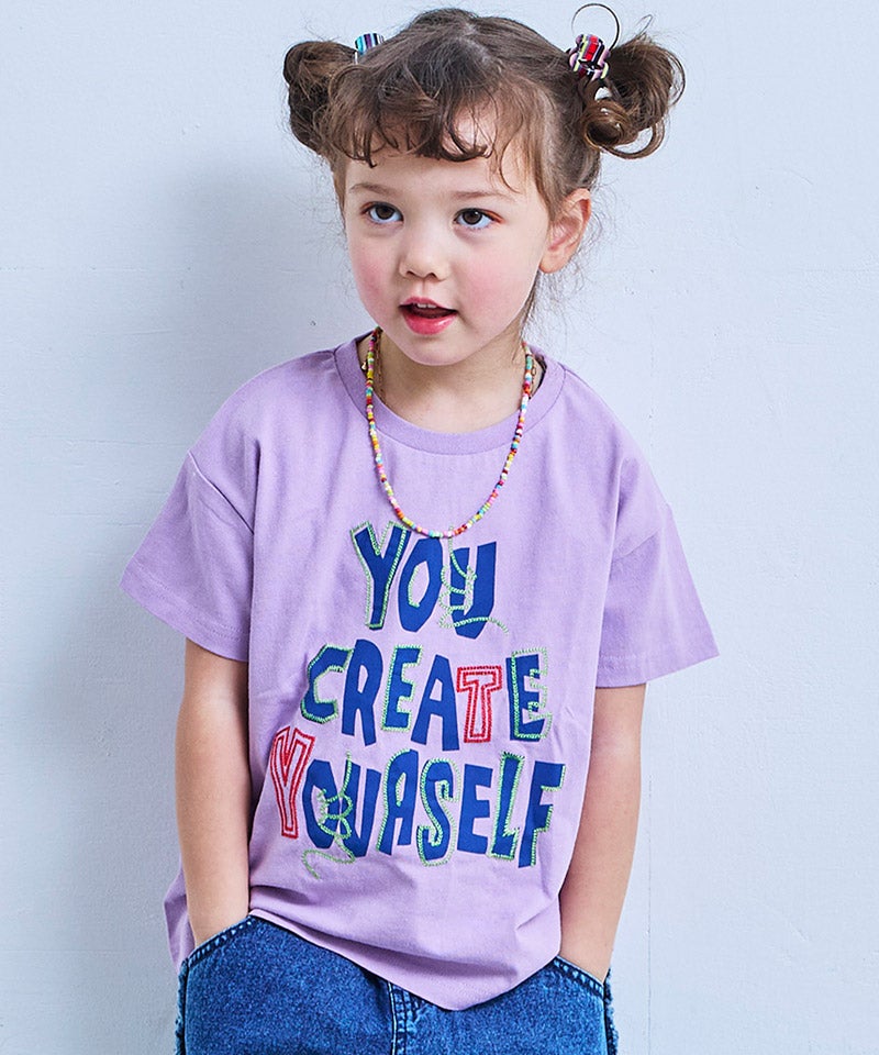 親子お揃い】ロゴ刺繍半袖Tシャツ ｜ トップス ｜ 子供服のセレクト