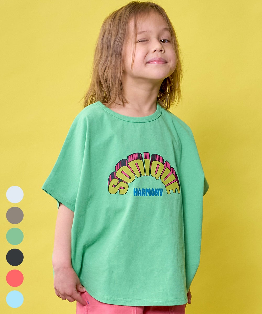 プリントドルマン半袖Tシャツ ｜ トップス ｜ 子供服のセレクト