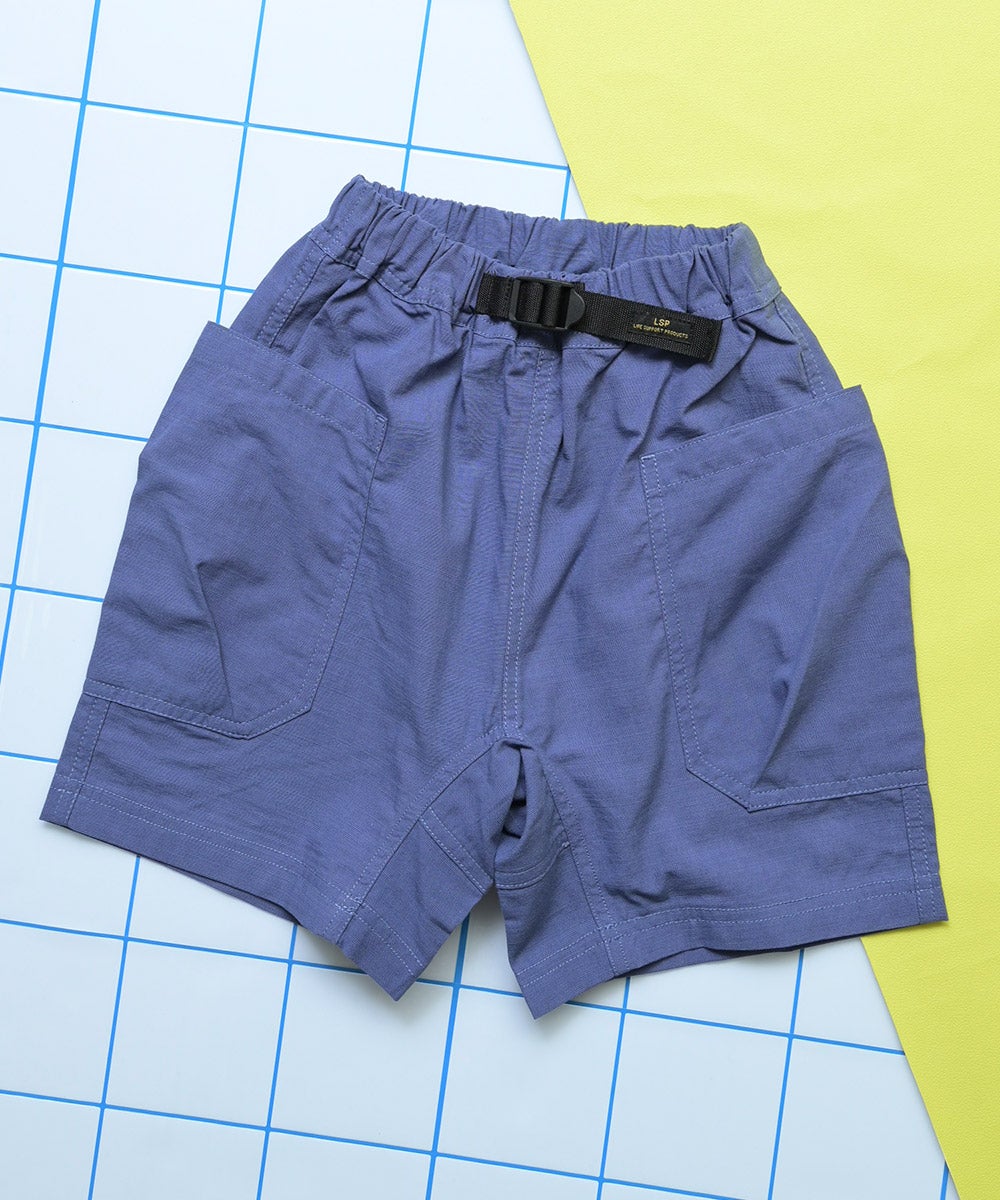ダークブルー ショートパンツ バックポケット付き 接触冷感】ビックポケットクライミングショートパンツ ｜ ボトムス