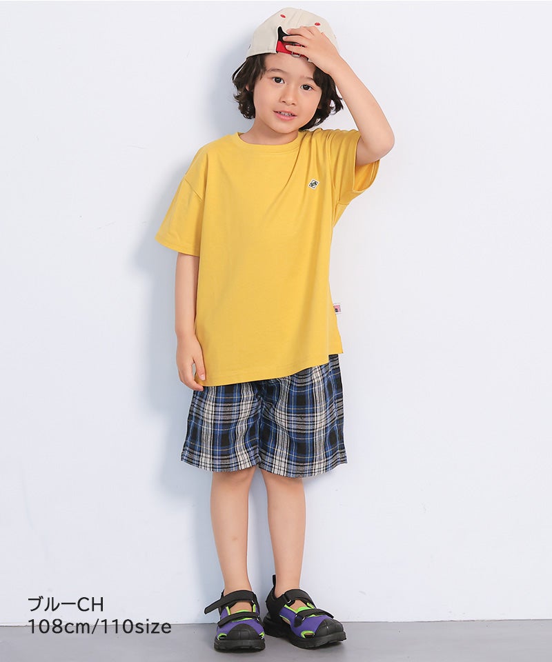 先染めチェックショートパンツ ｜ ボトムス ｜ 子供服のセレクト