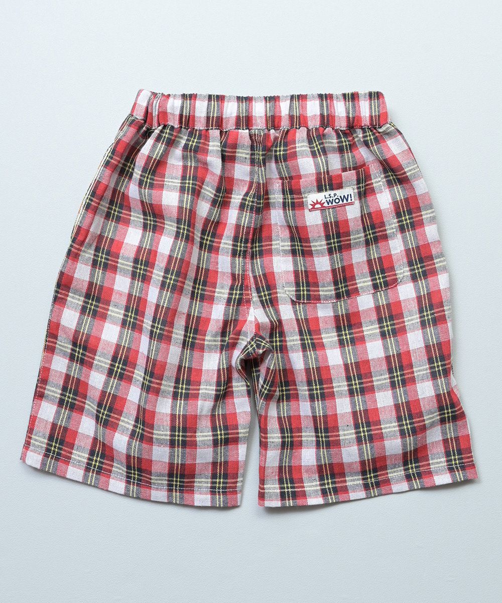 先染めチェックショートパンツ ｜ ボトムス ｜ 子供服のセレクト