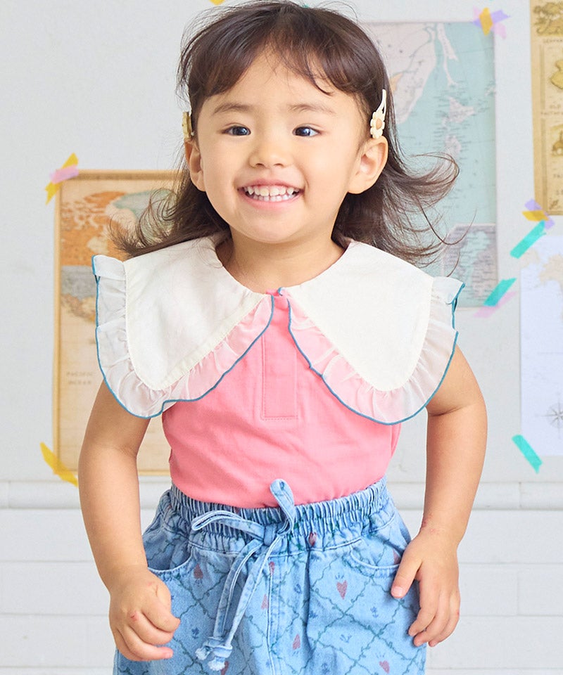 襟付きノースリーブ ｜ トップス ｜ 子供服のセレクトショップ