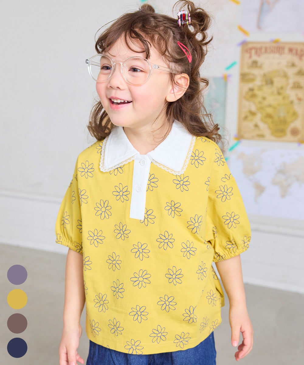 ポロ襟付き半袖Tシャツ ｜ トップス ｜ 子供服のセレクトショップ