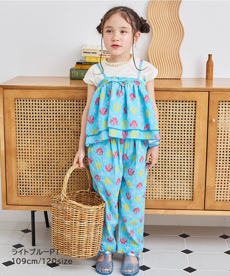 総柄サッカー2WAYキャミソール ｜ トップス ｜ 子供服のセレクト