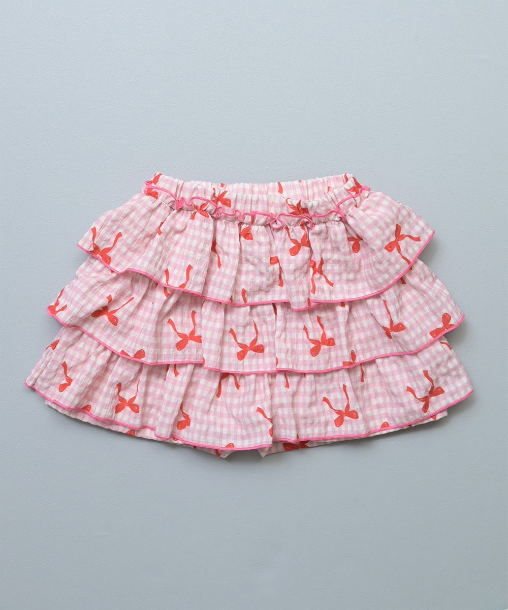 総柄サッカーフリルキュロットパンツ ｜ ボトムス ｜ 子供服のセレクト