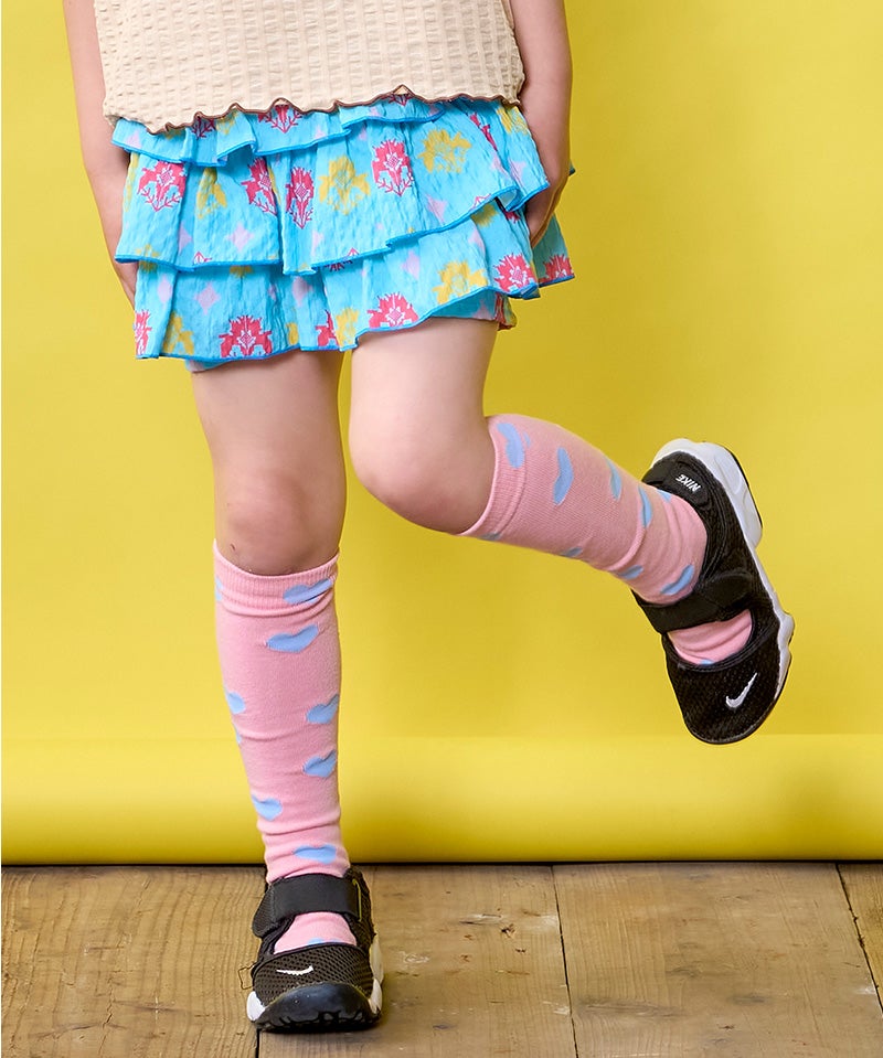 総柄サッカーフリルキュロットパンツ ｜ ボトムス ｜ 子供服のセレクト