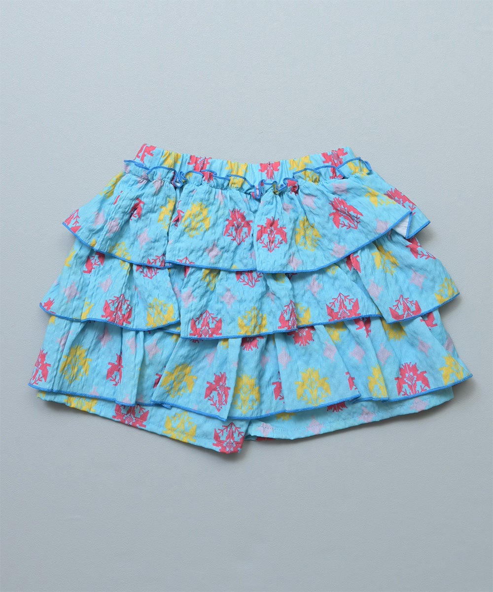 総柄サッカーフリルキュロットパンツ ｜ ボトムス ｜ 子供服のセレクト