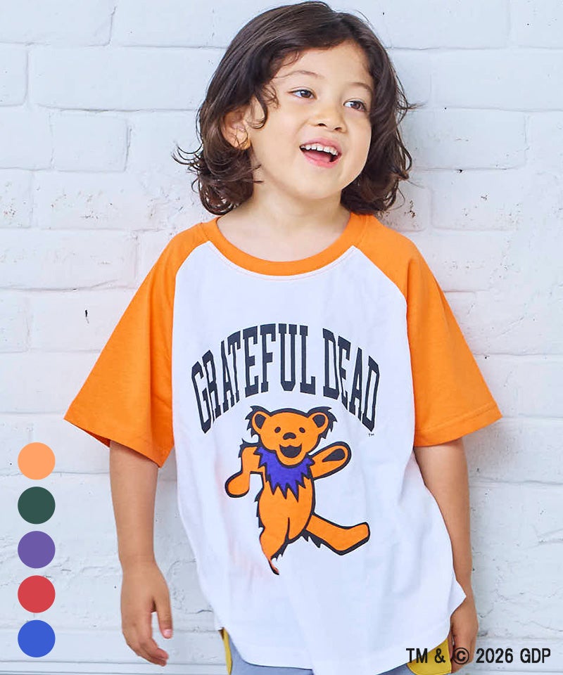 【レア】 archive y2k GRATEFUL DEAD ラグランTシャツ 別注】GRATEFUL DEAD ラグラン半袖Tシャツ ｜ トップス ｜ 子供服の