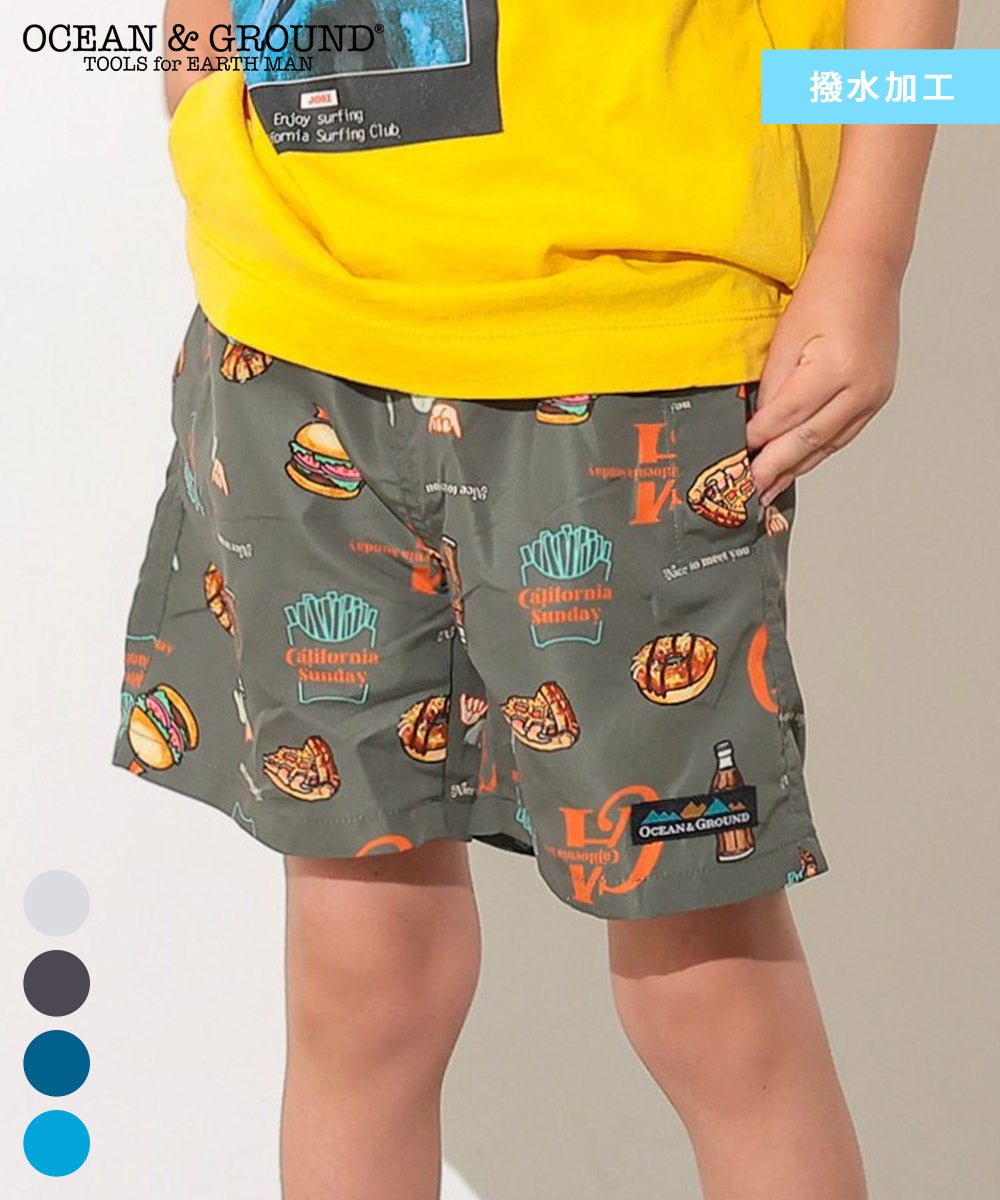 撥水加工】ウミヤマ総柄夏ショートパンツ ｜ ボトムス ｜ 子供服の