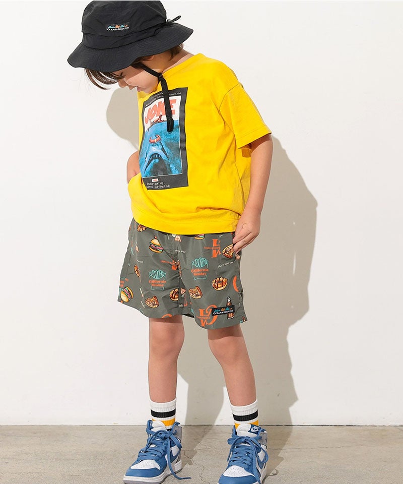 撥水加工】Jr.ウミヤマ総柄夏ショーツ ｜ ボトムス ｜ 子供服の