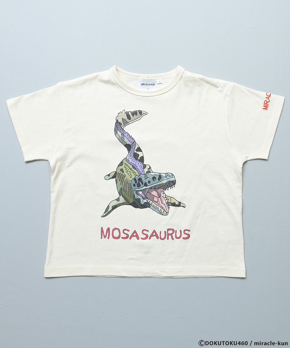 別注】Miracle-kun ミラクルザウルスプリント半袖Tシャツ ｜ トップス