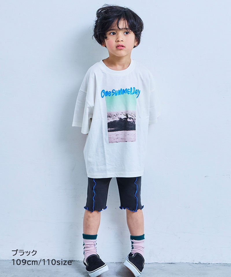 親子お揃い】無地メローバイカーパンツ ｜ ボトムス ｜ 子供服の