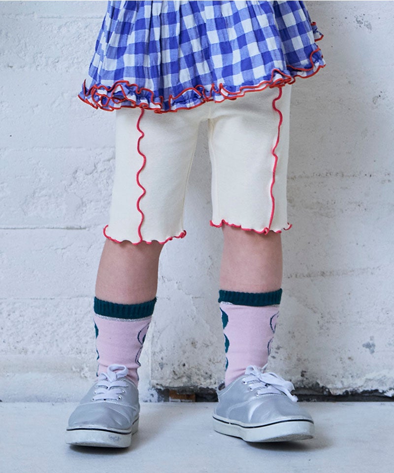 親子お揃い】無地メローバイカーパンツ ｜ ボトムス ｜ 子供服の