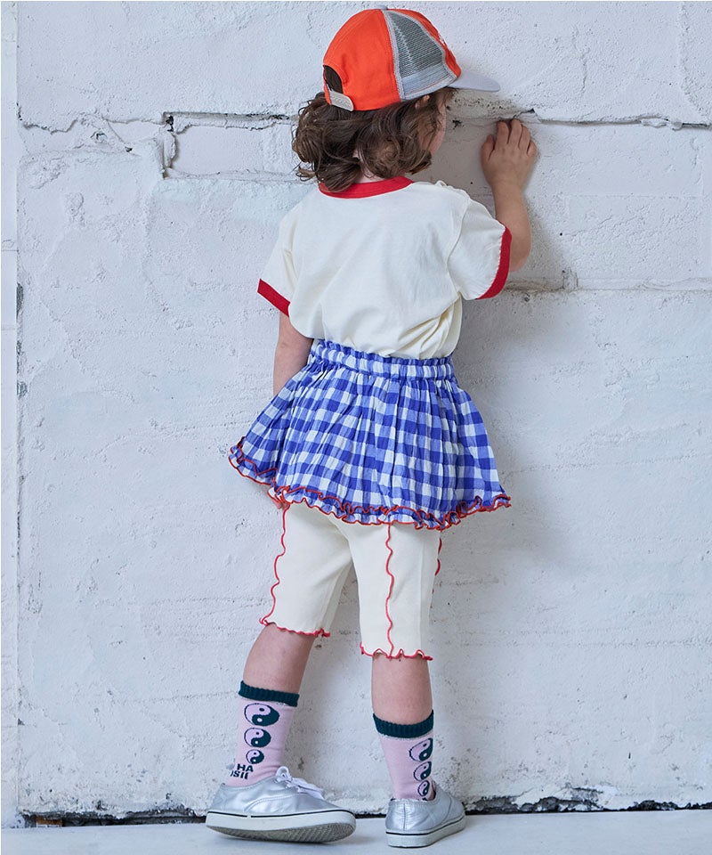 親子お揃い】無地メローバイカーパンツ ｜ ボトムス ｜ 子供服の