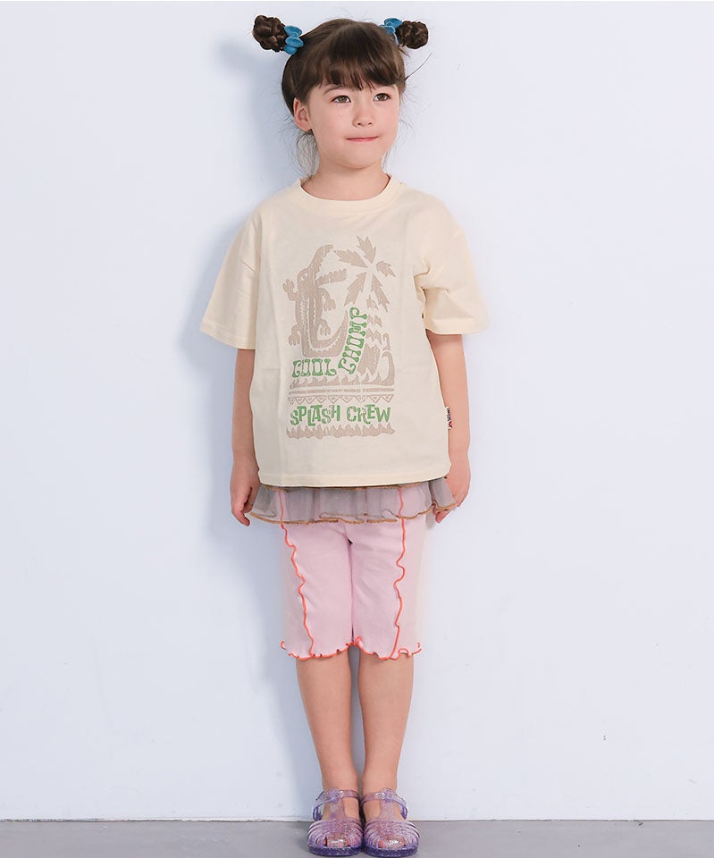 親子お揃い】無地メローバイカーパンツ ｜ ボトムス ｜ 子供服の