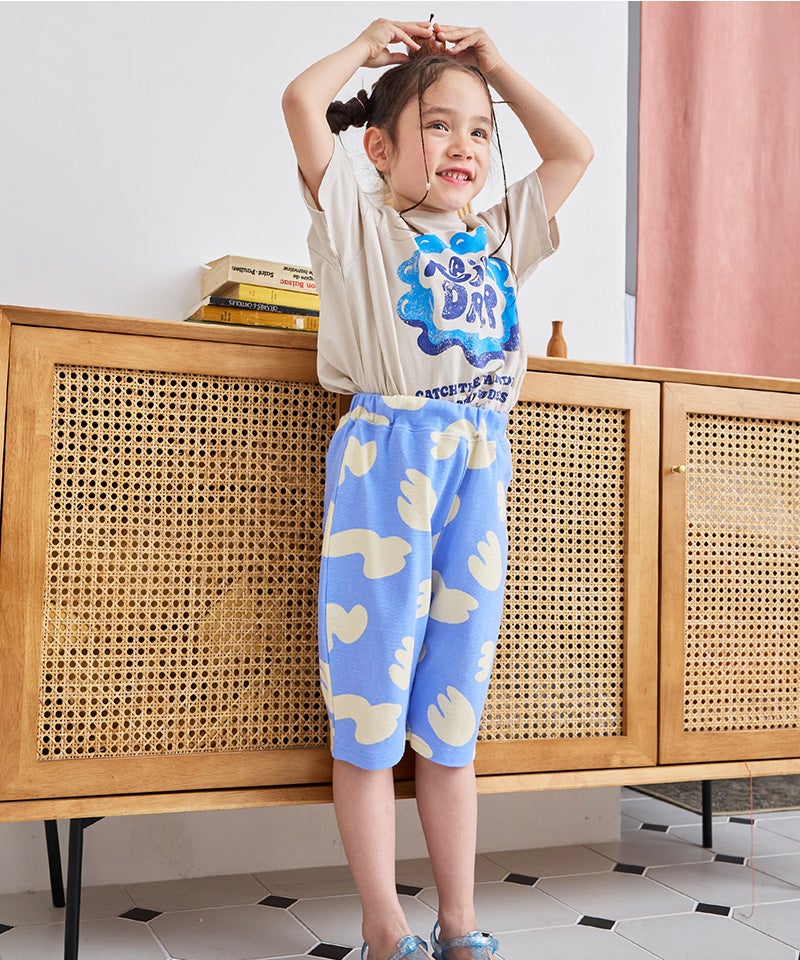 総柄サルエルショートパンツ ｜ ボトムス ｜ 子供服のセレクトショップ