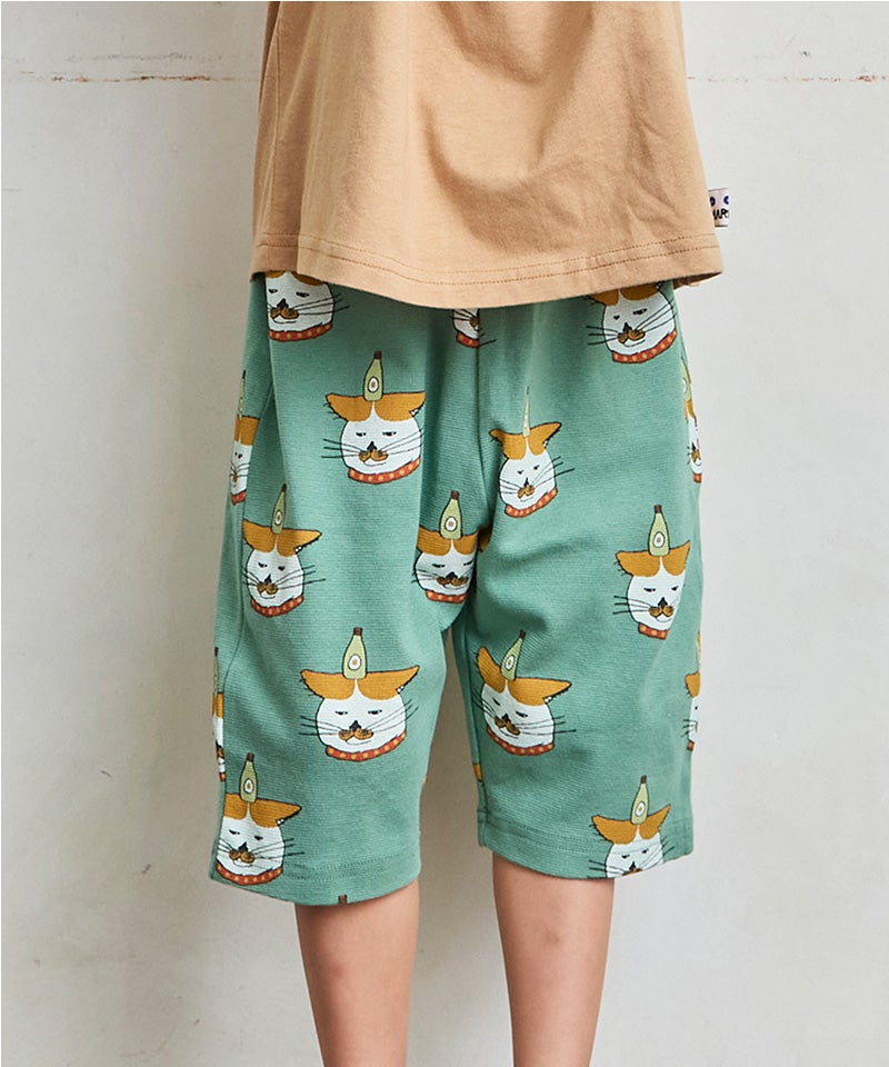 総柄サルエルショートパンツ ｜ ボトムス ｜ 子供服のセレクトショップ