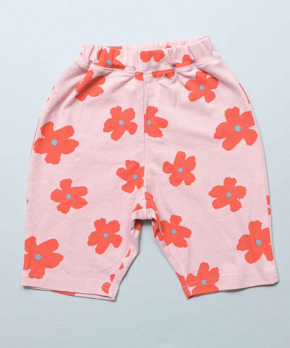 キャピタル　サルエルショートパンツ　ヤシの木柄　3 総柄サルエルショートパンツ ｜ ボトムス ｜ 子供服のセレクトショップ