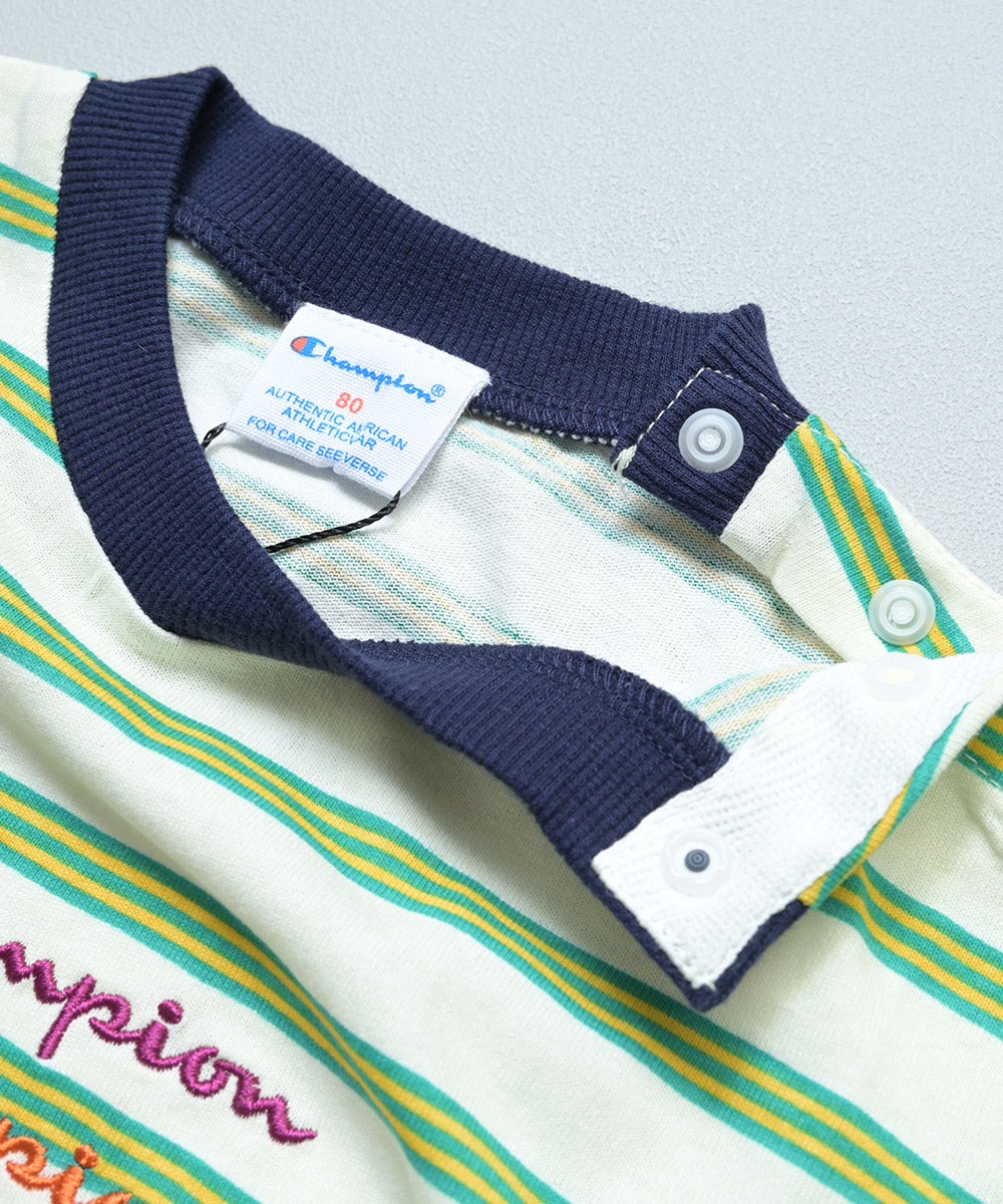 別注】Champion ボーダーロンパース ｜ ベビーウェア・雑貨 ｜ 子供服