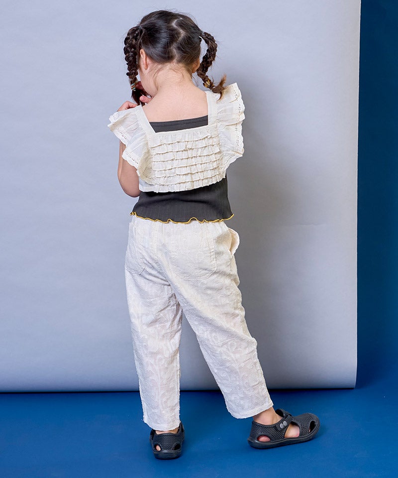 親子お揃い】ジャガードローンリラックスパンツ ｜ ボトムス ｜ 子供服