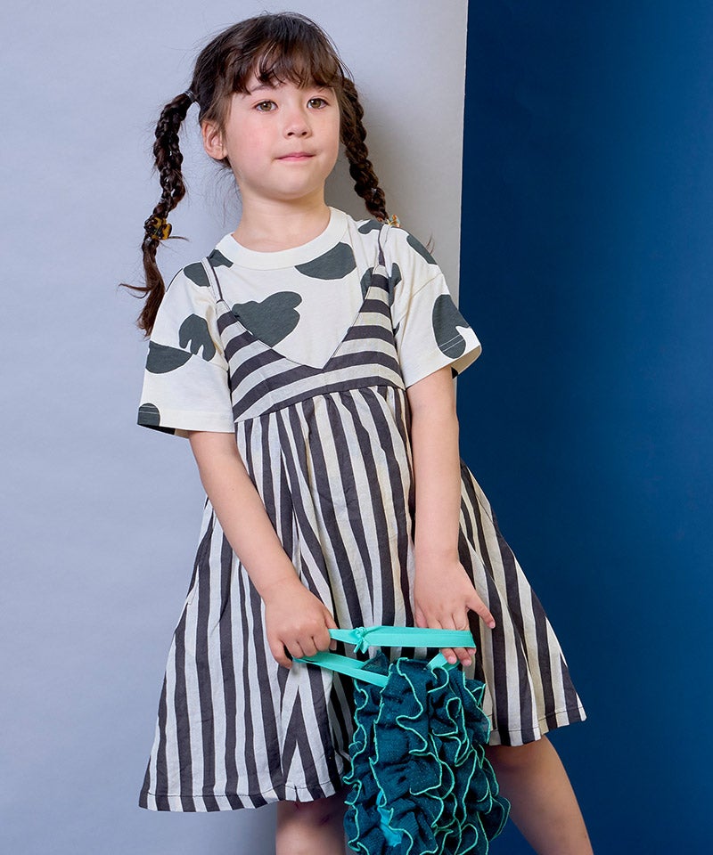 親子お揃い】コットンリネンキャミワンピース ｜ ワンピース ｜ 子供服