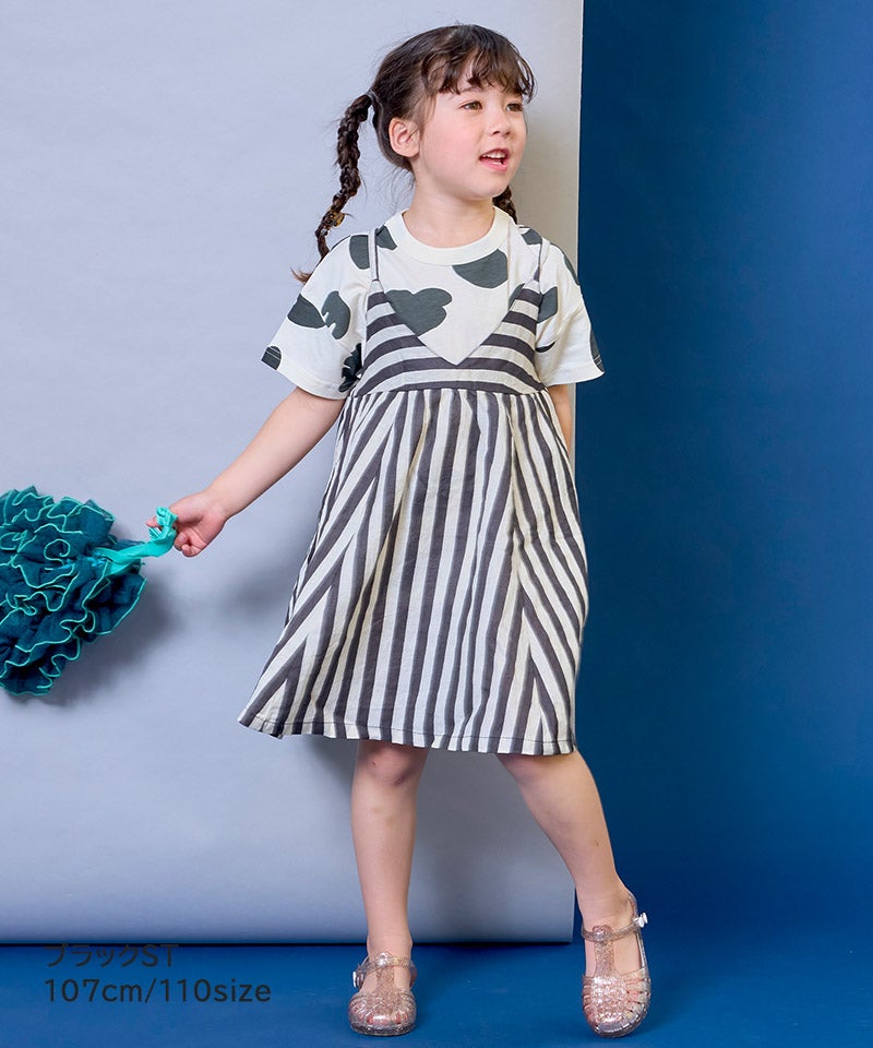 親子お揃い】コットンリネンキャミワンピース ｜ ワンピース ｜ 子供服