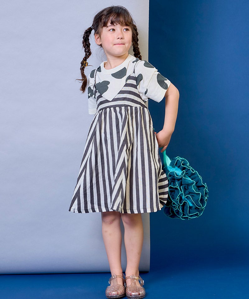 シグゼーン　キャミワンピース 親子お揃い】コットンリネンキャミワンピース ｜ ワンピース ｜ 子供服
