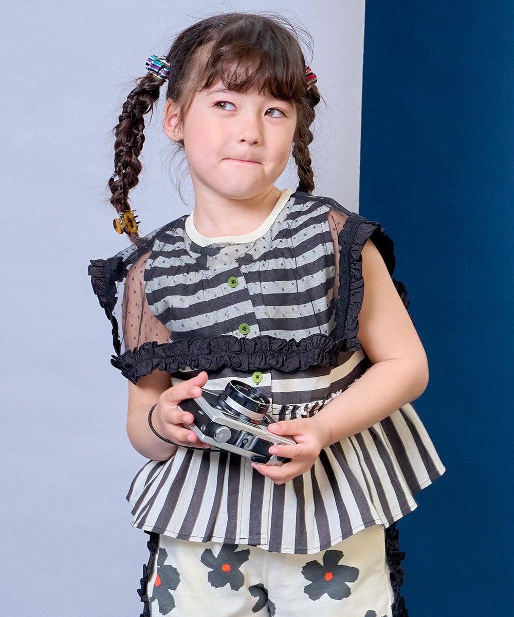 コットンリネン2WAYチュニック ｜ トップス ｜ 子供服のセレクト