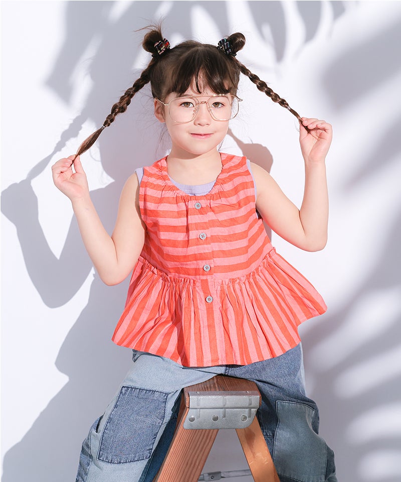 コットンリネン2WAYチュニック ｜ トップス ｜ 子供服のセレクト