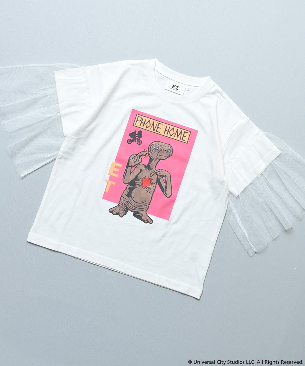 別注】E.T.袖チュール半袖Tシャツ / 大人サイズ ｜ トップス ｜ 子供服