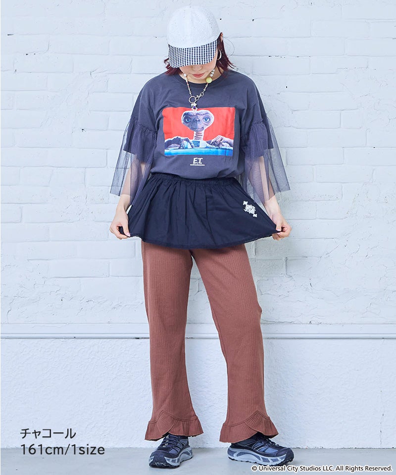 別注】E.T.袖チュール半袖Tシャツ / 大人サイズ ｜ トップス ｜ 子供服
