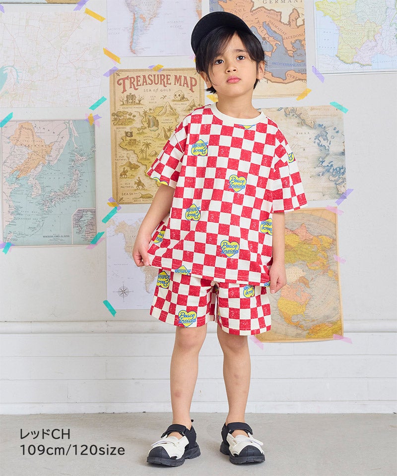 ミニ裏毛総柄ショートパンツ ｜ ボトムス ｜ 子供服のセレクトショップ