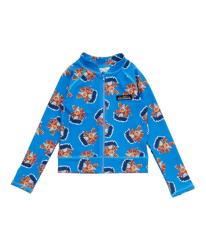 水着】BOY'S総柄ZIPラッシュガード ｜ 水着・プールグッズ ｜ 子供服の