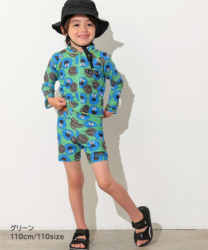 水着】BOY'S総柄ZIPラッシュガード ｜ 水着・プールグッズ ｜ 子供服の