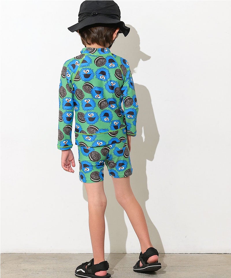 水着】BOY'S総柄ZIPラッシュガード ｜ 水着・プールグッズ ｜ 子供服の