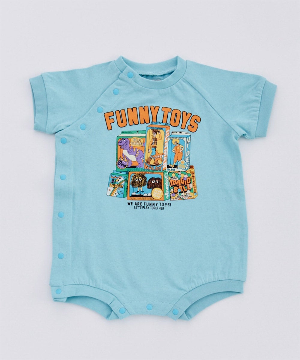 FUNNY TOY'Sプリントロンパス ｜ ベビーウェア・雑貨 ｜ 子供服の