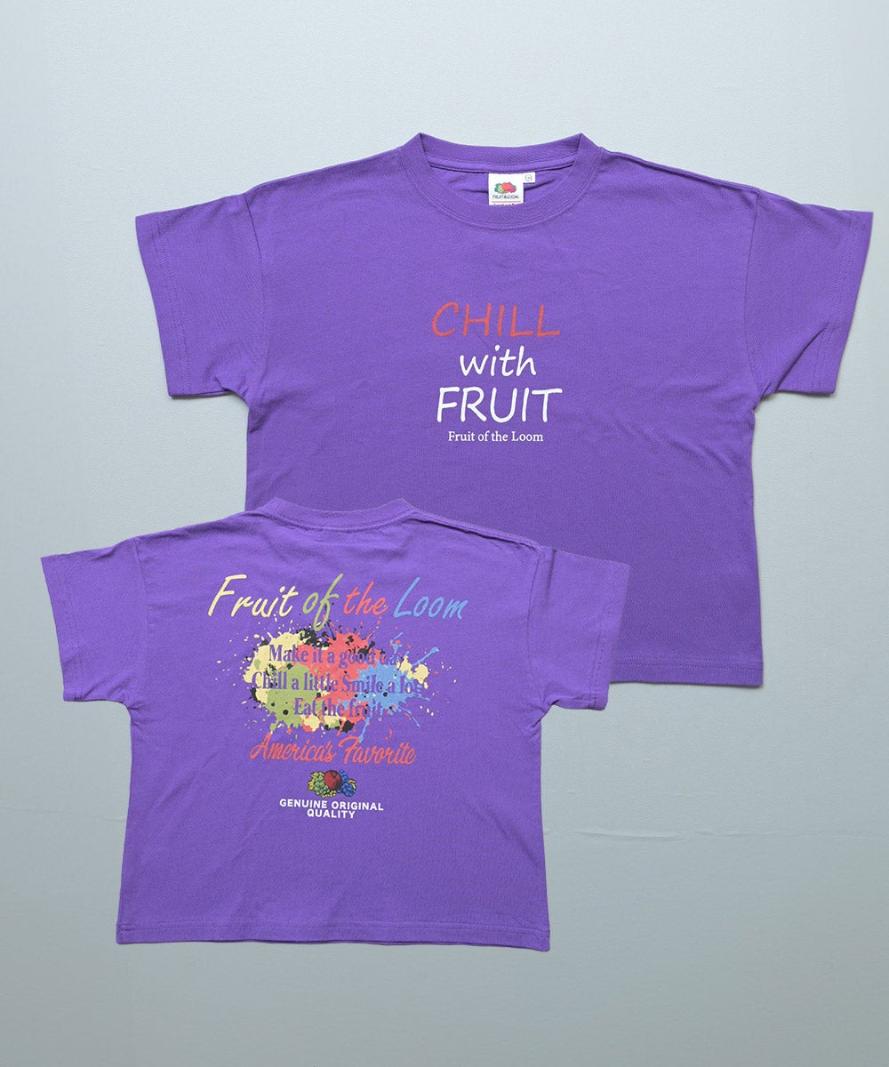 TIME SALE】【別注】フルーツオブザルームプリント半袖Tシャツ