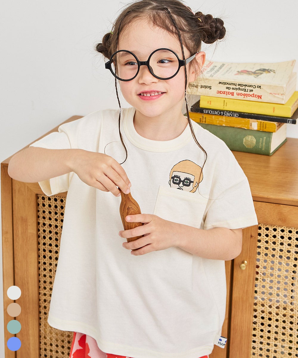 親子お揃い】ポケットひょっこり半袖Tシャツ ｜ トップス ｜ 子供服の