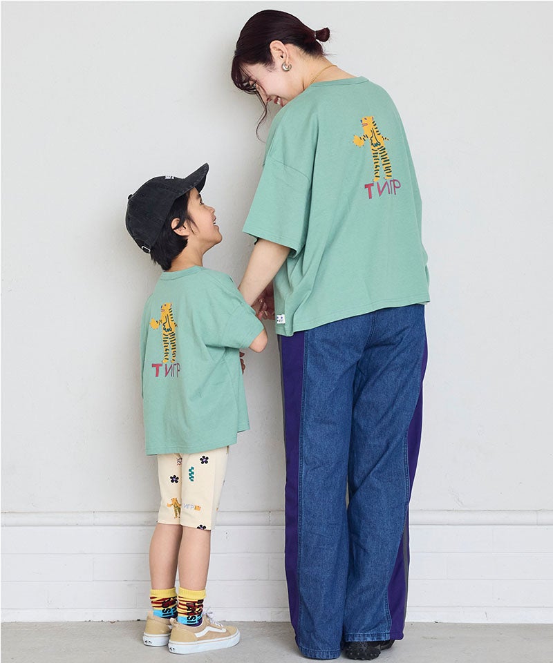 親子お揃い】ポケットひょっこり半袖Tシャツ/大人サイズ ｜ トップス