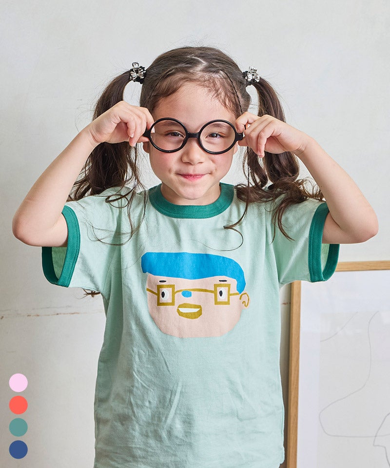 親子お揃い】OKAOリンガージャスト半袖Tシャツ ｜ トップス ｜ 子供服