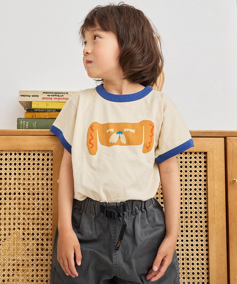 親子お揃い】OKAOリンガージャスト半袖Tシャツ ｜ トップス ｜ 子供服