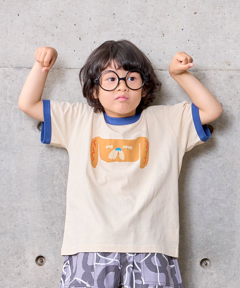 親子お揃い】OKAOリンガージャスト半袖Tシャツ ｜ トップス ｜ 子供服