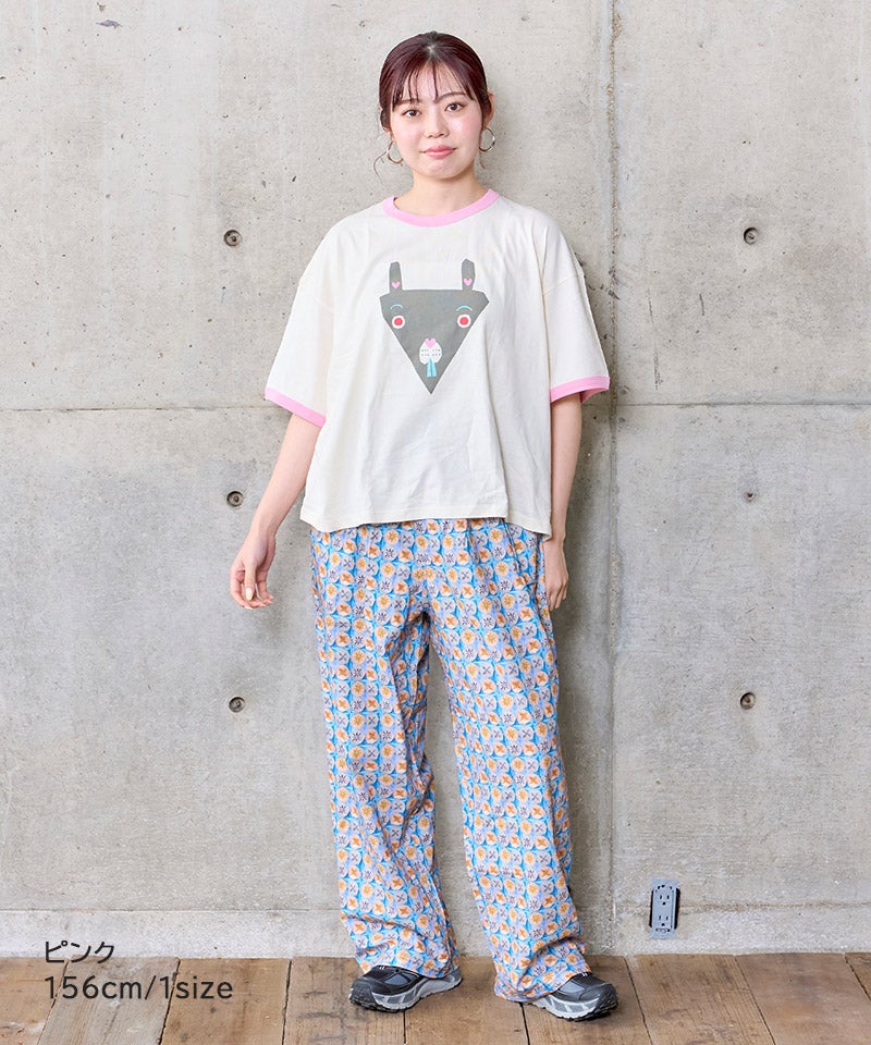 親子お揃い】OKAOリンガージャスト半袖Tシャツ/大人サイズ ｜ トップス