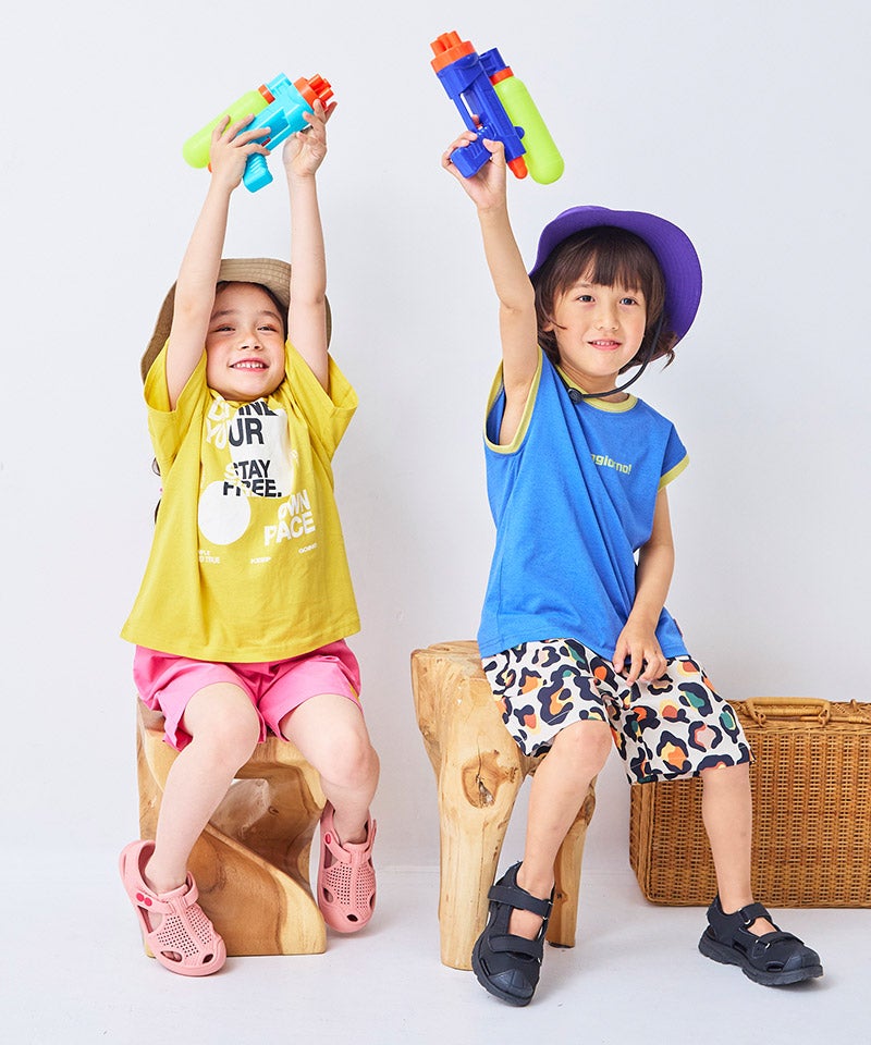 水陸両用】プリントノースリーブ ｜ トップス ｜ 子供服のセレクト