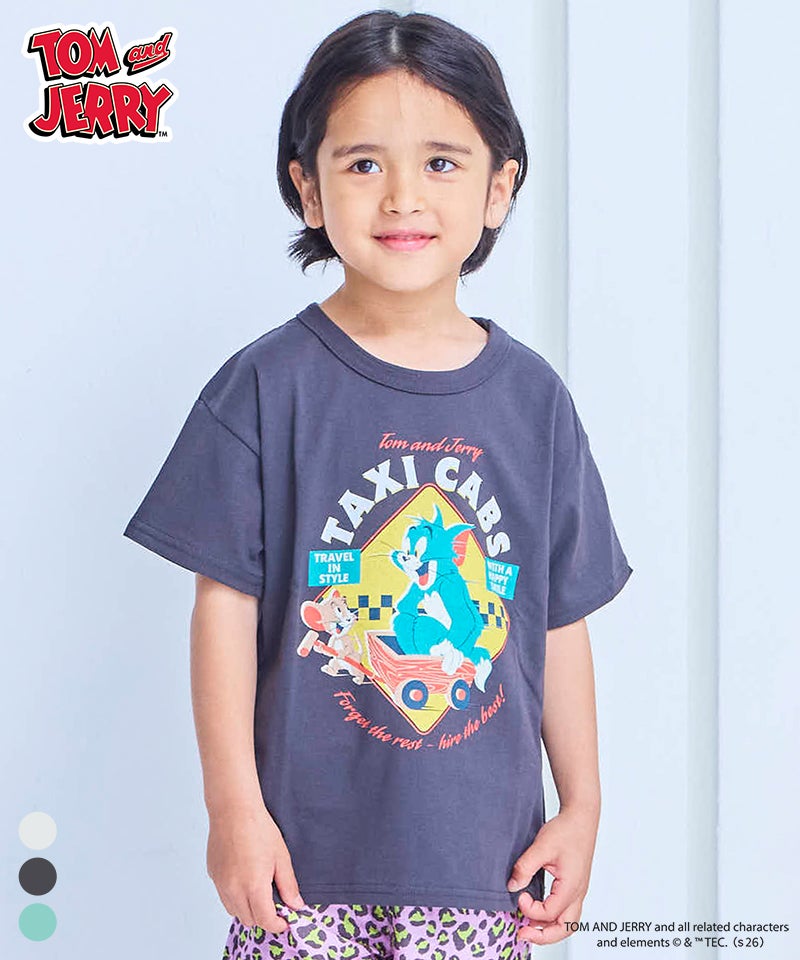 とも様 別注】【親子お揃い】トムとジェリー プリント半袖Tシャツ ｜ トップス