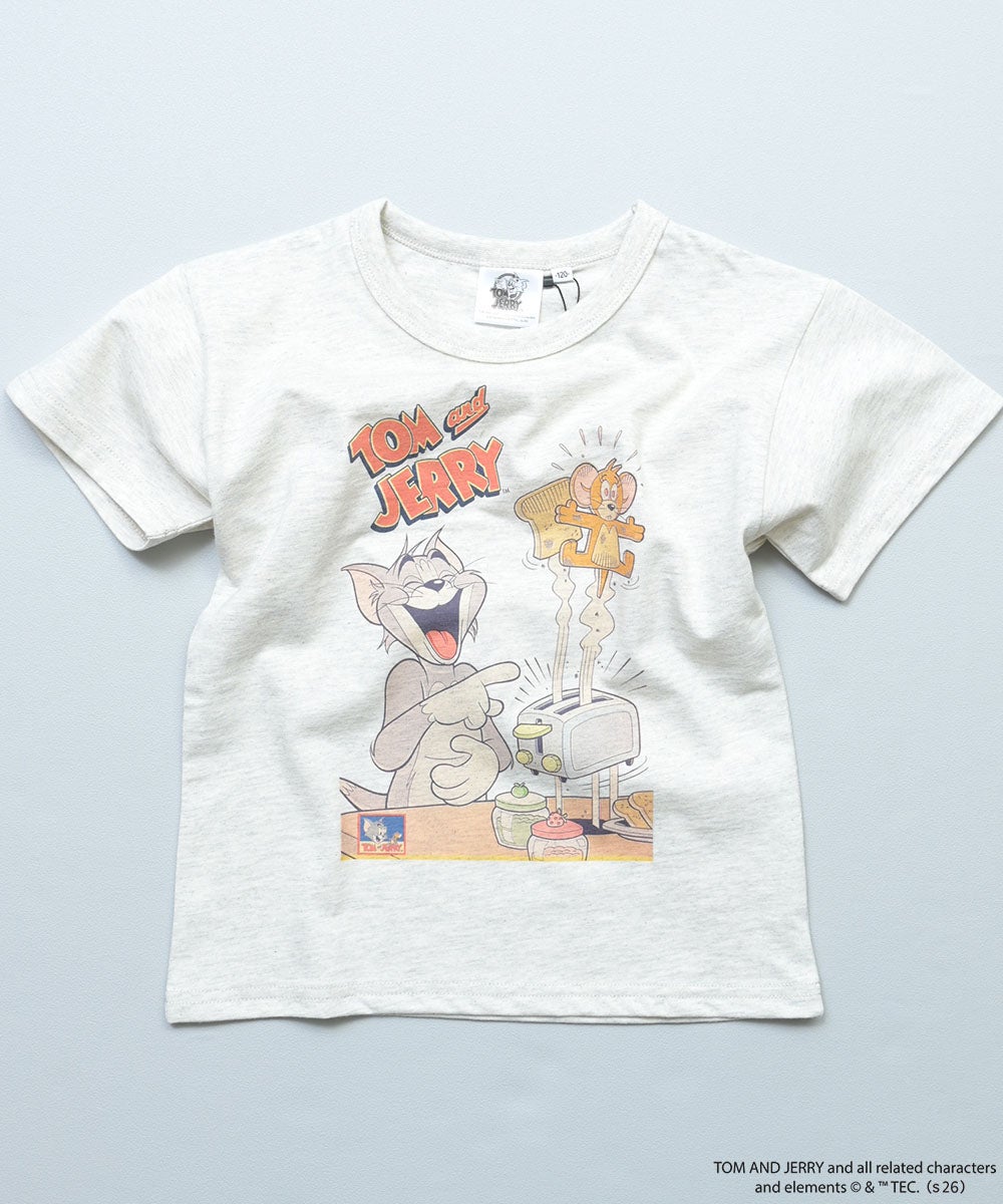 別注】【親子お揃い】トムとジェリー プリント半袖Tシャツ/大人サイズ