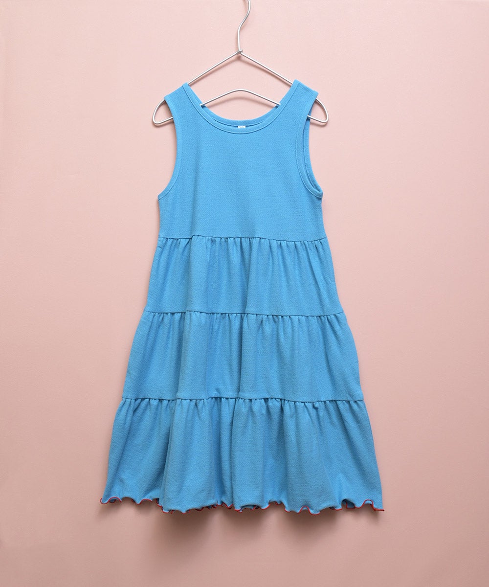梨地ティアードワンピース ｜ ワンピース ｜ 子供服のセレクトショップ