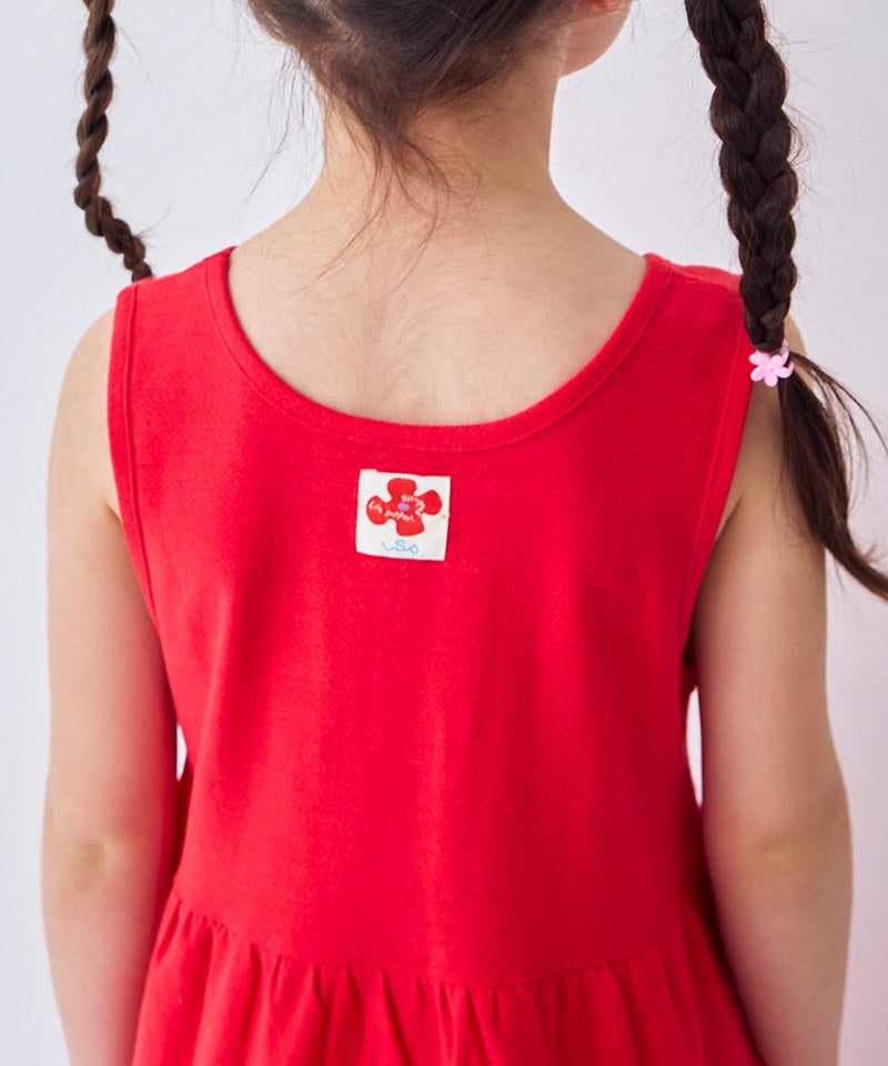 梨地ティアードワンピース ｜ ワンピース ｜ 子供服のセレクトショップ